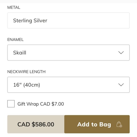 Shelia Fleet Runic Dress Necklace and Earrings in Skaill Enamel - Picture 4 of 5